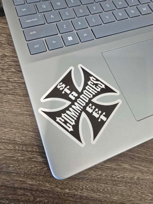 Street Commodores O'Conner Cross Sticker – Two Sizes