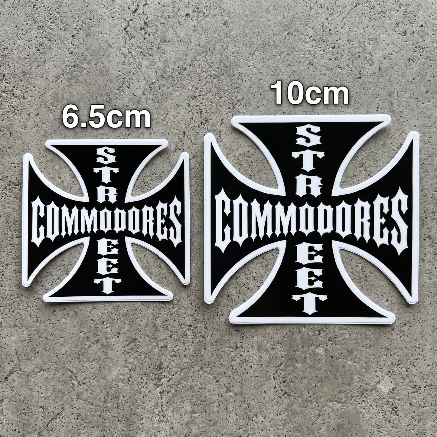 Street Commodores O'Conner Cross Sticker – Two Sizes