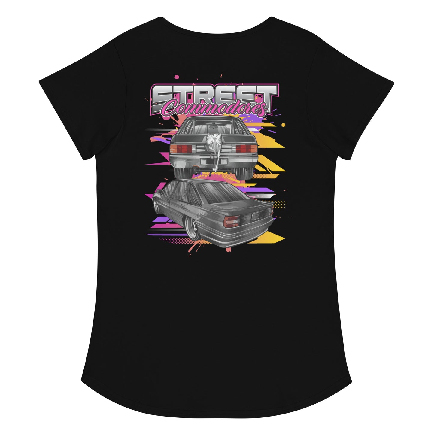 Street Commodores Retro Women's T-Shirt - White or Black