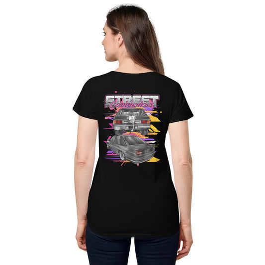 Street Commodores Retro Women's T-Shirt - White or Black