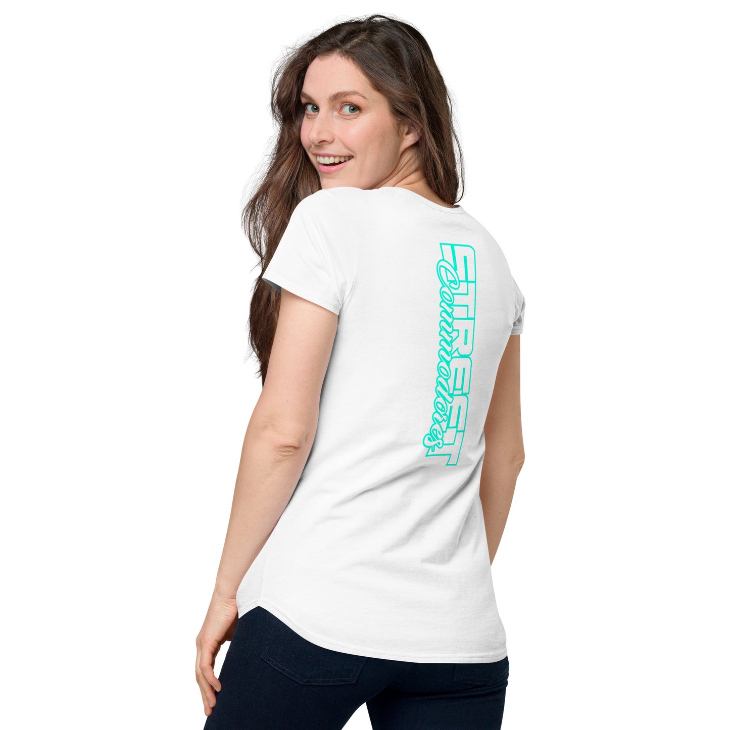 Street Commodores OG Logo Women's T-Shirt White