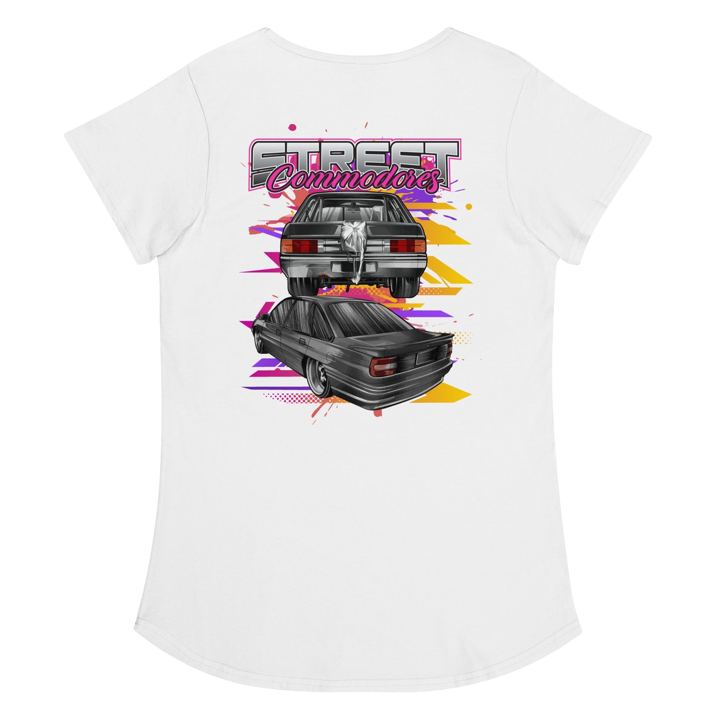 Street Commodores Retro Women's T-Shirt - White or Black