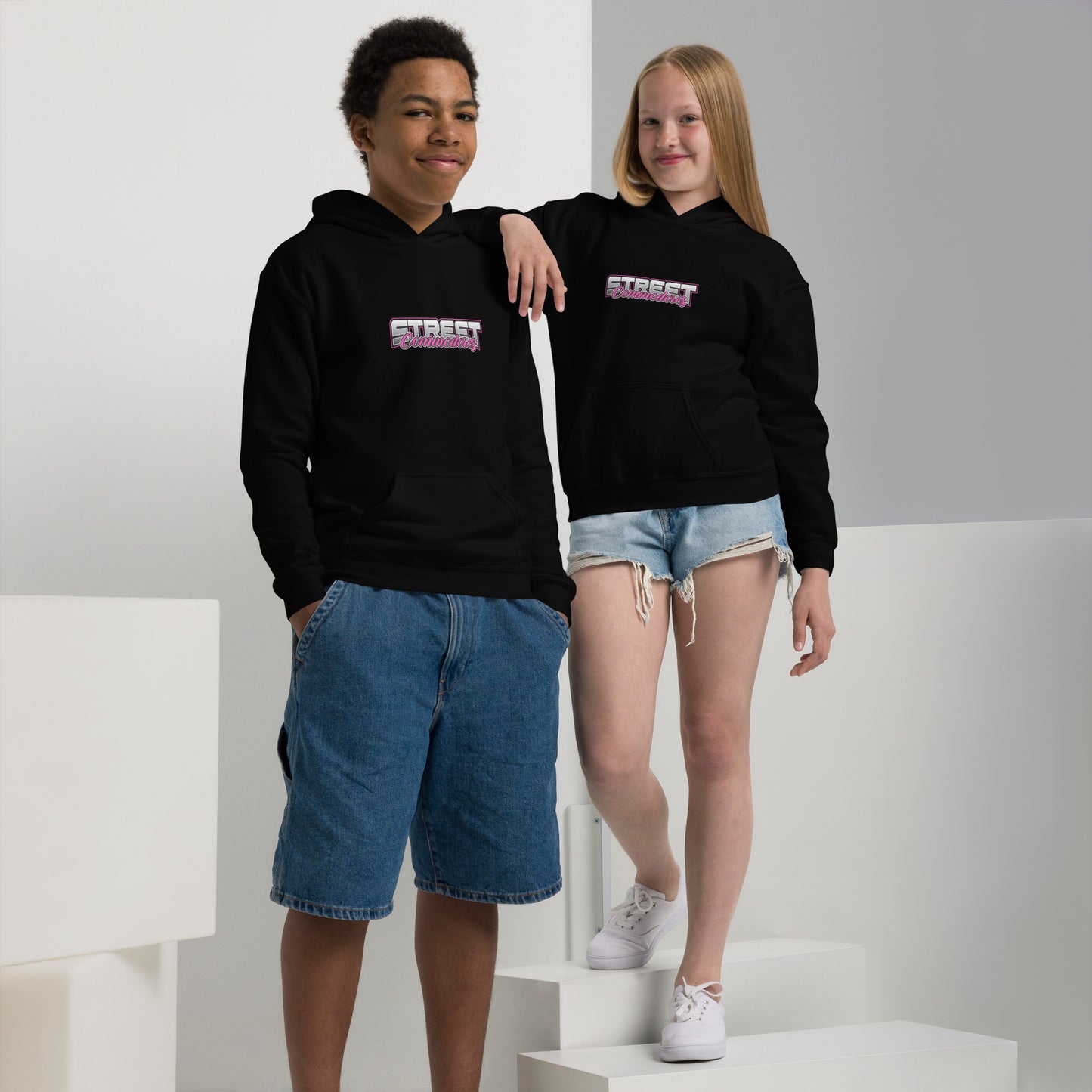 Street Commodores Retro Kids Hoodie